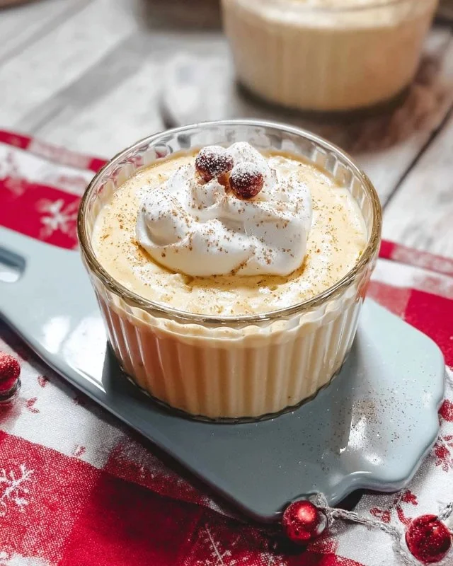 Homemade Eggnog Pudding